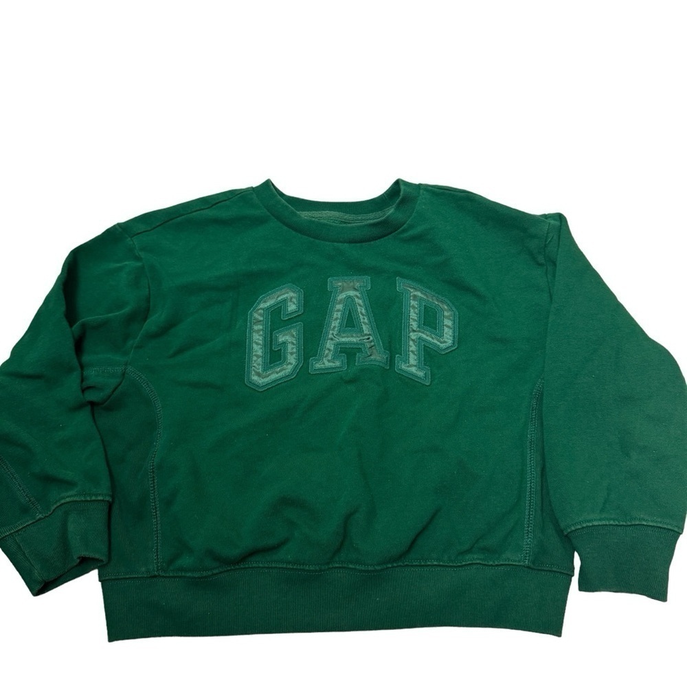 Gap crewneck sweatshirt Gap Logo green size small